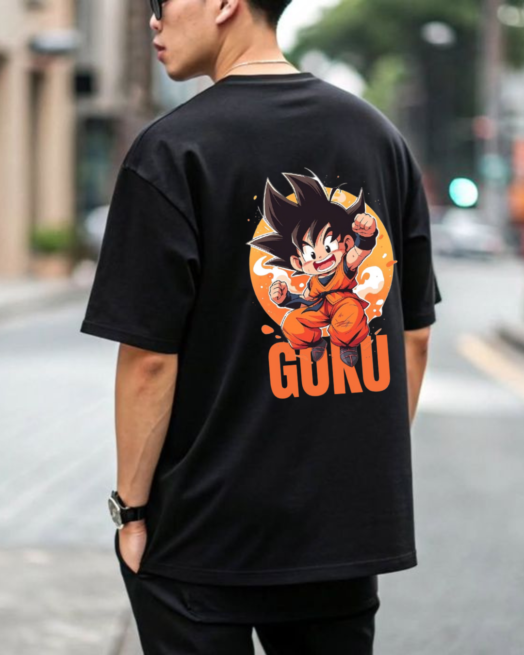 Goku Oversized anime Tee