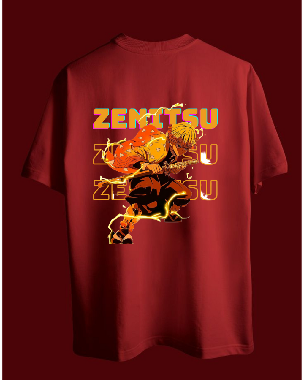 Zenitsu Unisex Oversized anime T-Shirt