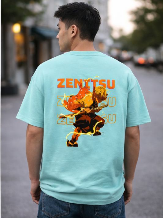 Zenitsu Unisex Oversized anime T-Shirt